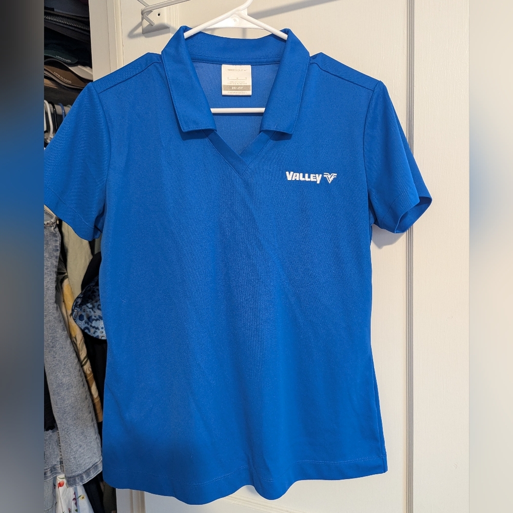 Nike Golf Blue Dri-Fit Polo